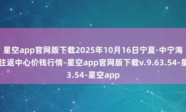 星空app官网版下载2025年10月16日宁夏·中宁海外枸杞往返中心价钱行情-星空app官网版下载v.9.63.54-星空app