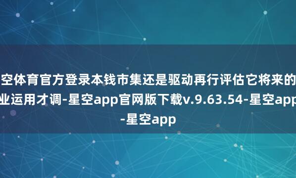星空体育官方登录本钱市集还是驱动再行评估它将来的行业运用才调-星空app官网版下载v.9.63.54-星空app